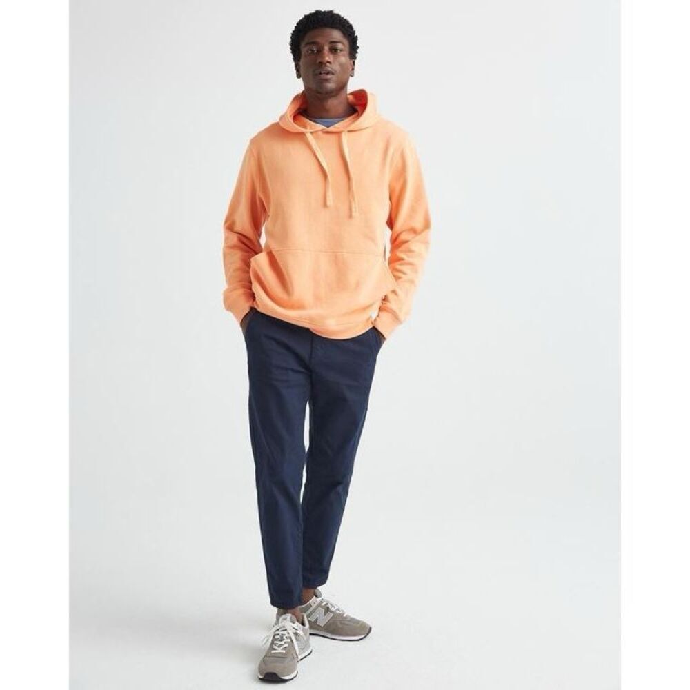 Richer Poorer Unisex Fleece Pullover Hoodie Sweatshirt Orange Large